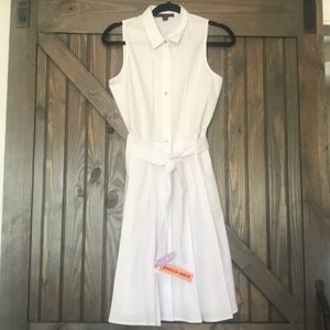 SUPER CUTE white boston proper dress!